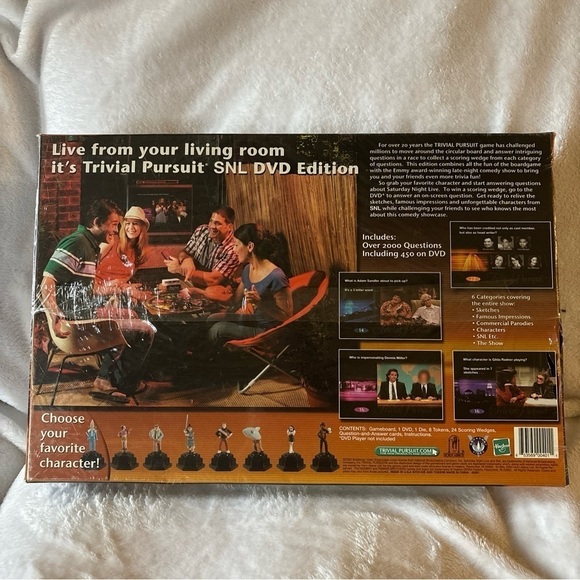 PARKER BROTHERS TRIVIAL PURSUIT DVD SNL EDITION SEALED GAME! Saturday Night Live - Picture 2 of 4